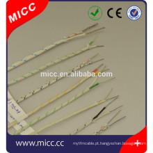 MICC fibra de vidro tipo N cabo de par termoeléctrico de um único par